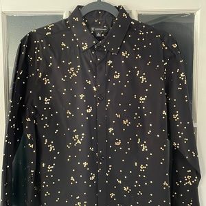 Mens long sleeve dress shirt, size small.